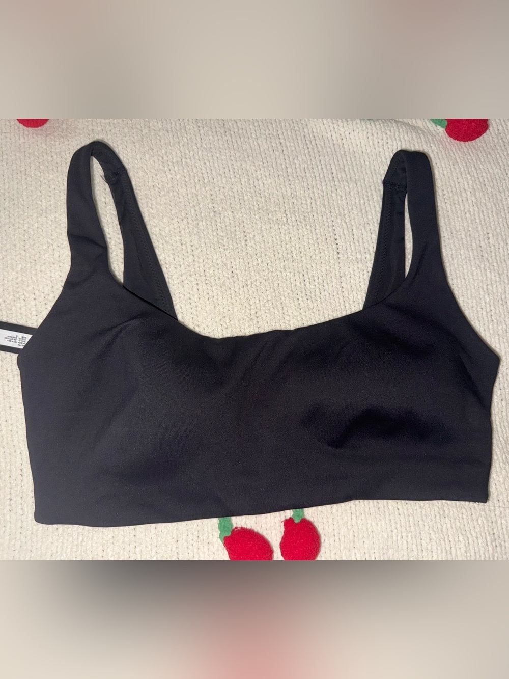 NWT Nike x SKIMS Matte Scoop Neck Bra - Obsidian